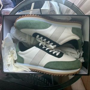 J.Crew trainers in pine cypress green size 7.5